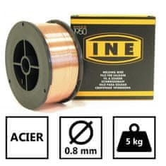 INE INE Cívka ocelového svařovacího drátu Mig-Mag Ø0,8 mm 5 kg