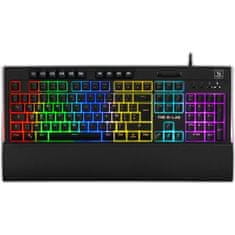 VERVELEY THE G-LAB Gaming Tellurium Illuminated Keyboard, se softwarem, podpora zápěstí, FR