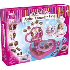 Lansay LANSAY Mini Délices Kulinářská hra Můj super čokoládový workshop 5 v 1, Dívka, od 6 let