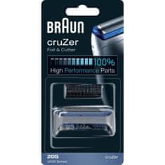 Braun Náhradní díl kompatibilní s holicími strojky CrZZer, BRAUN 20S Silver