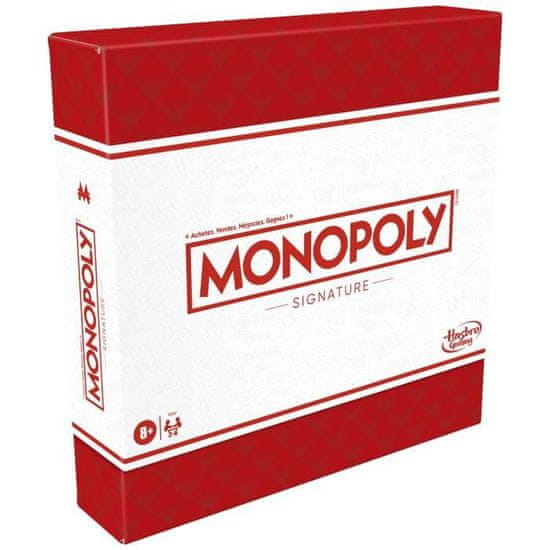 Monopoly Monopoly Signature, desková hra pro děti, desková hra pro čtyřleté děti, francouzská verze