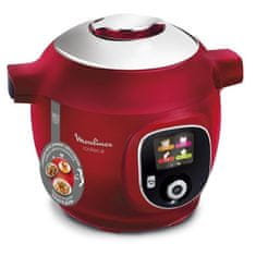 Moulinex MOULINEX CE85B510 COOKEO + 6L Smart Multicooker, 180 předprogramovaných receptů, červený