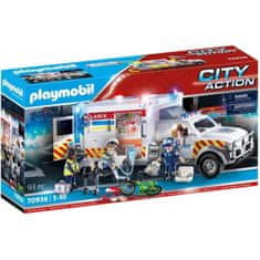 Playmobil PLAYMOBIL, 70936, Sanitka se záchranáři a zraněnými lidmi
