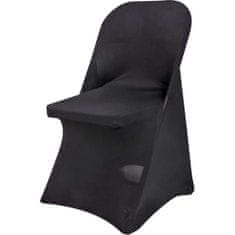 VERVELEY Potah sady, židle x4, černý