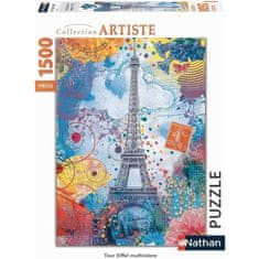 Nathan Puzzle N 1500 p, Pestrobarevná Eiffelova věž