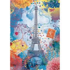 Nathan Puzzle N 1500 p, Pestrobarevná Eiffelova věž