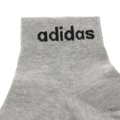 VERVELEY Sportovní ponožky, ADIDAS, Unisex, Černá/bílá/šedá