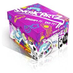 VERVELEY SPLASH TOYS, Sneak'Artz Shoebox Series 2, fialová krabice