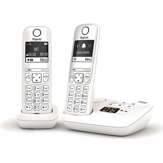 VERVELEY Stolní telefon GIGASET AS690 A Duo White