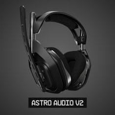 ASTRO Sluchátka ASTRO Astro A50, Bezdrátová, Stojan na hlavu, Stereo, Černá, Dosah 914,4 cm, 20 Hz / 20 kHz -