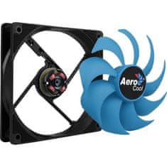 Aerocool Ventilátor do PC skříně AEROCOOL Motion 12 plus, 120 mm, černý s modrým ventilátorem