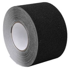Greatstore Protiskluzová páska černá 0,1 x 20 m PVC