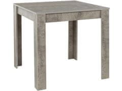 Danish Style Jídelní stůl Lora II., 80 cm, pohledový beton
