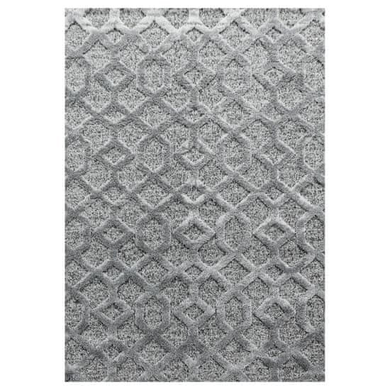 Ayyildiz Kusový koberec Pisa 4702 Grey 80x150 cm