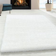 Ayyildiz Kusový koberec Brilliant Shaggy 4200 Snow 80x150 cm