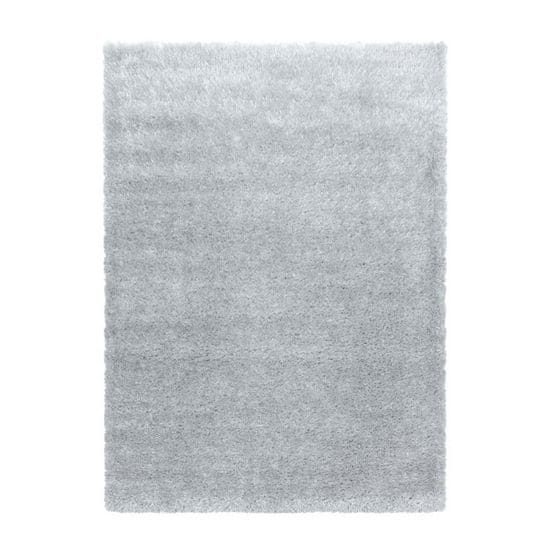 Ayyildiz Kusový koberec Brilliant Shaggy 4200 Silver 80x150 cm