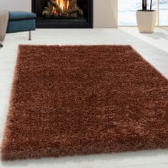 Ayyildiz Kusový koberec Brilliant Shaggy 4200 Copper 80x250 cm