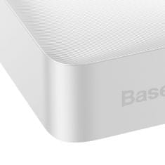 BASEUS Bipow Power Bank 20000mAh 2x USB / USB-C QC PD 20W, bílý