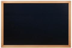 Securit Nástěnná popisovací tabule WOODY s popisovačem, 60x80 cm, teak