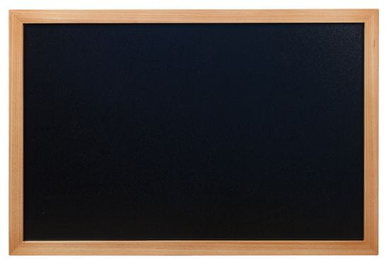 Securit Nástěnná popisovací tabule WOODY s popisovačem, 40x60 cm, teak
