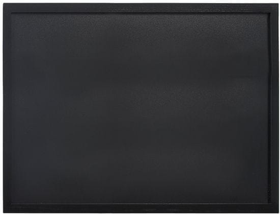 Securit Nástěnná popisovací tabule WOODY s popisovačem, 60x80 cm, černá