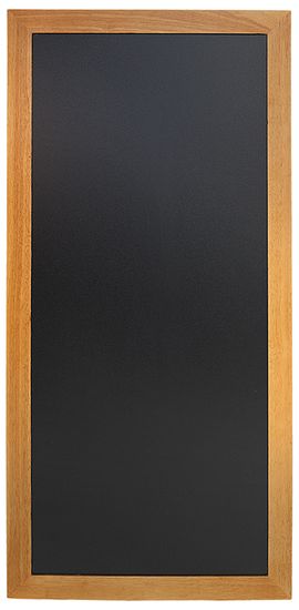 Securit Nástěnná popisovací tabule LONG 56x120 cm, teak