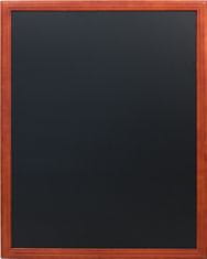 Securit Nástěnná popisovací tabule UNIVERSAL, 80x100 cm, mahagon