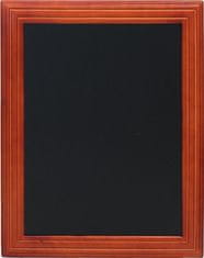 Securit Nástěnná popisovací tabule UNIVERSAL, 40x50 cm, mahagon
