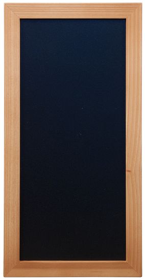 Securit Nástěnná popisovací tabule WOODY s popisovačem, 20x40 cm, teak