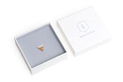 BeWooden Dámský náhrdelník s dřevěným detailem Lini Necklace Triangle stříbrná