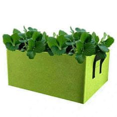Rourke Rourke 30x40x20cm - textilní květináč pro pěstování zeleniny - zelený