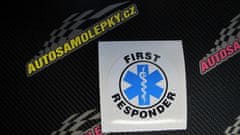 AUTOSAMOLEPKY.cz Samolepka First responder 15 cm