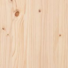 Greatstore Truhlík s policí 54 x 54 x 81 cm masivní borové dřevo