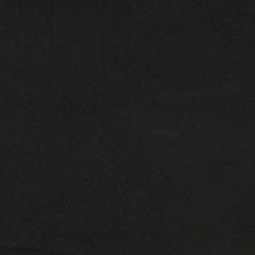 Greatstore Lavice černá 110 x 76 x 80 cm samet
