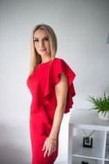Gemini Dámské šaty Mirella model 125612 - Jersa červená 46