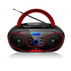 BRAVO B-6037 červené rádio s CD