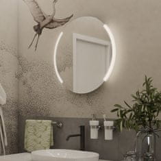 NIMCO Kulaté zrcadlo do koupelny 60 cm s osvětlením NIMCO ZP 16000R