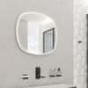Oválné zrcadlo do koupelny 70 cm s osvětlením NIMCO ZP 27001R