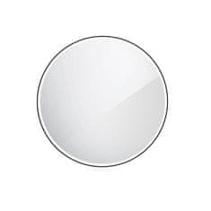 NIMCO Černé kulaté zrcadlo do koupelny 80 cm s osvětlením NIMCO ZPC 28002R-90