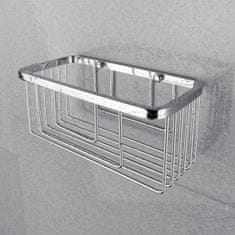 NIMCO Drátěná police do sprchy, střední hluboká, tvar hranatý košík NIMCO Drátěný program BO 312N-26