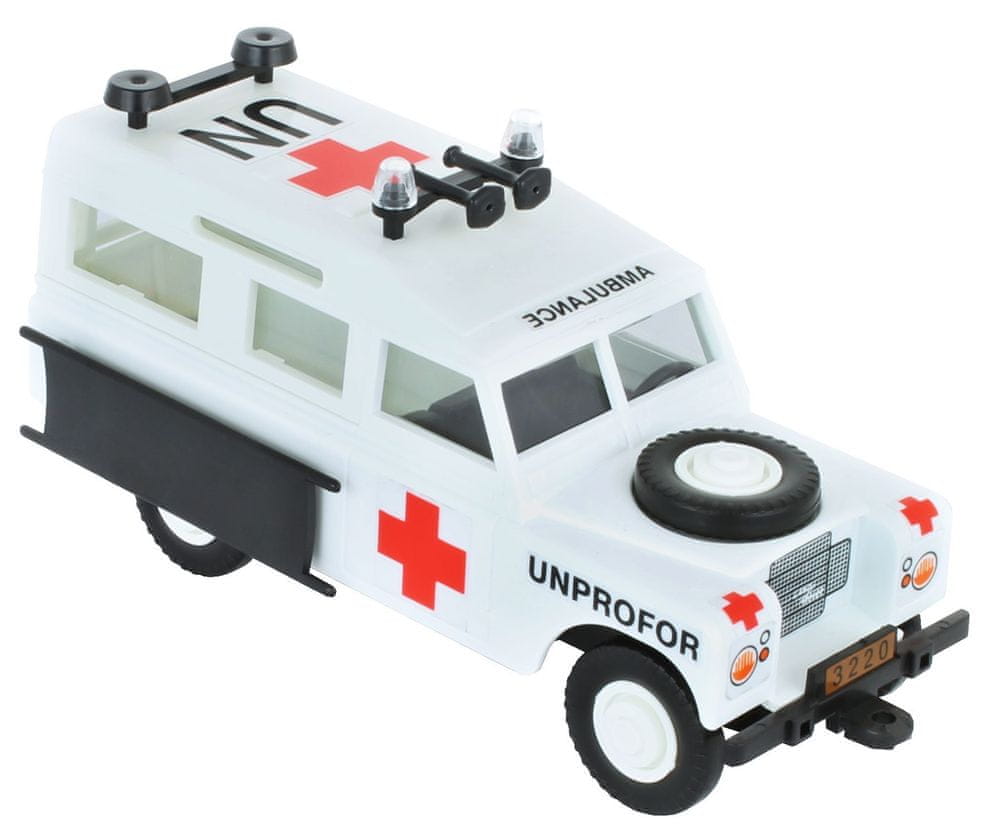 Levně Monti Systém Stavebnice MS 35 Unprofor Ambulance Land Rover 1:35
