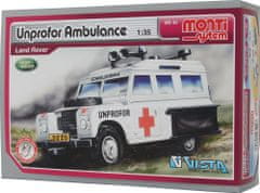 Monti Systém Stavebnice MS 35 Unprofor Ambulance Land Rover 1:35