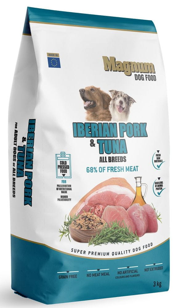 Levně Magnum Iberian Pork & Tuna All Breed 3 kg