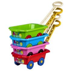BAYO Dětský vozík Vlečka 45 cm růžový