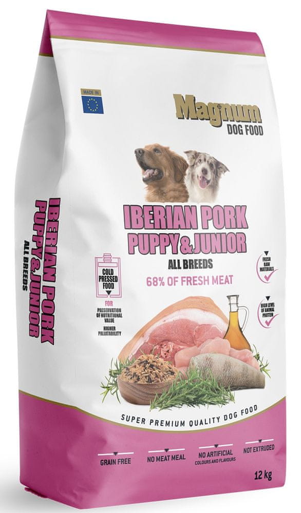 Levně Magnum Iberian Pork Puppy & Junior All Breed 12 kg
