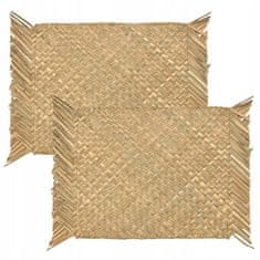 Kaemingk Dekorativní podložka na stůl z mořské trávy 48x33 cm