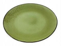 Koopman Dezertní talíř mělký kameninový 21 cm mix