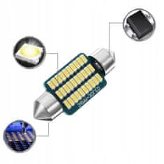 Rabel LED autožárovka 36 mm Canbus 30 smd 3014 C5W C10W SV8,5 bílá + stabilizátor