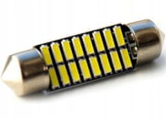 Rabel LED autožárovka 36 mm 16 smd 4014 C3W C5W C10W SV8,5 bílá