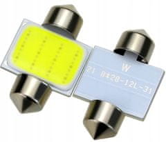Rabel LED autožárovka 31 mm COB smd C3W C5W C10W SV8,5 bílá